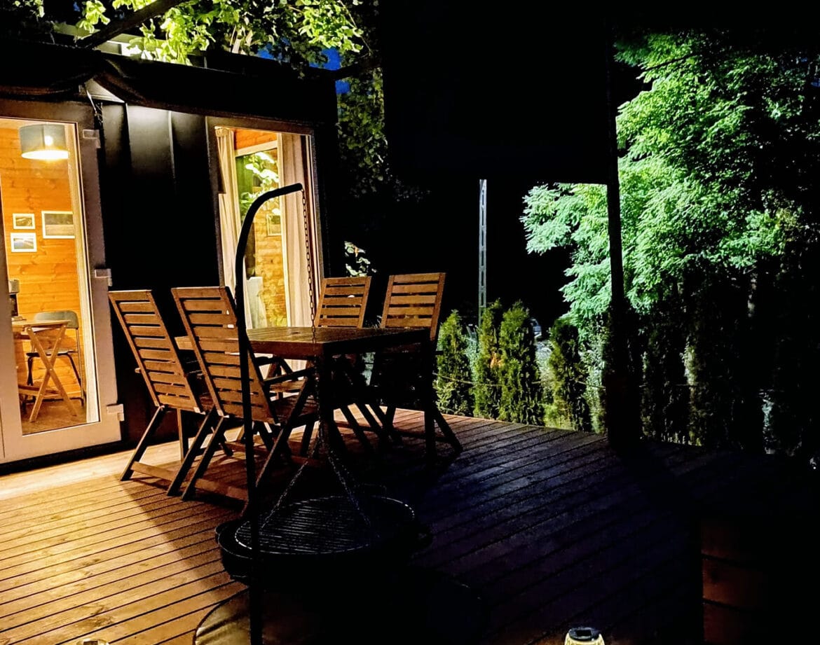 Strefa grillowa przy domkach nad Wisłą – Wisla66