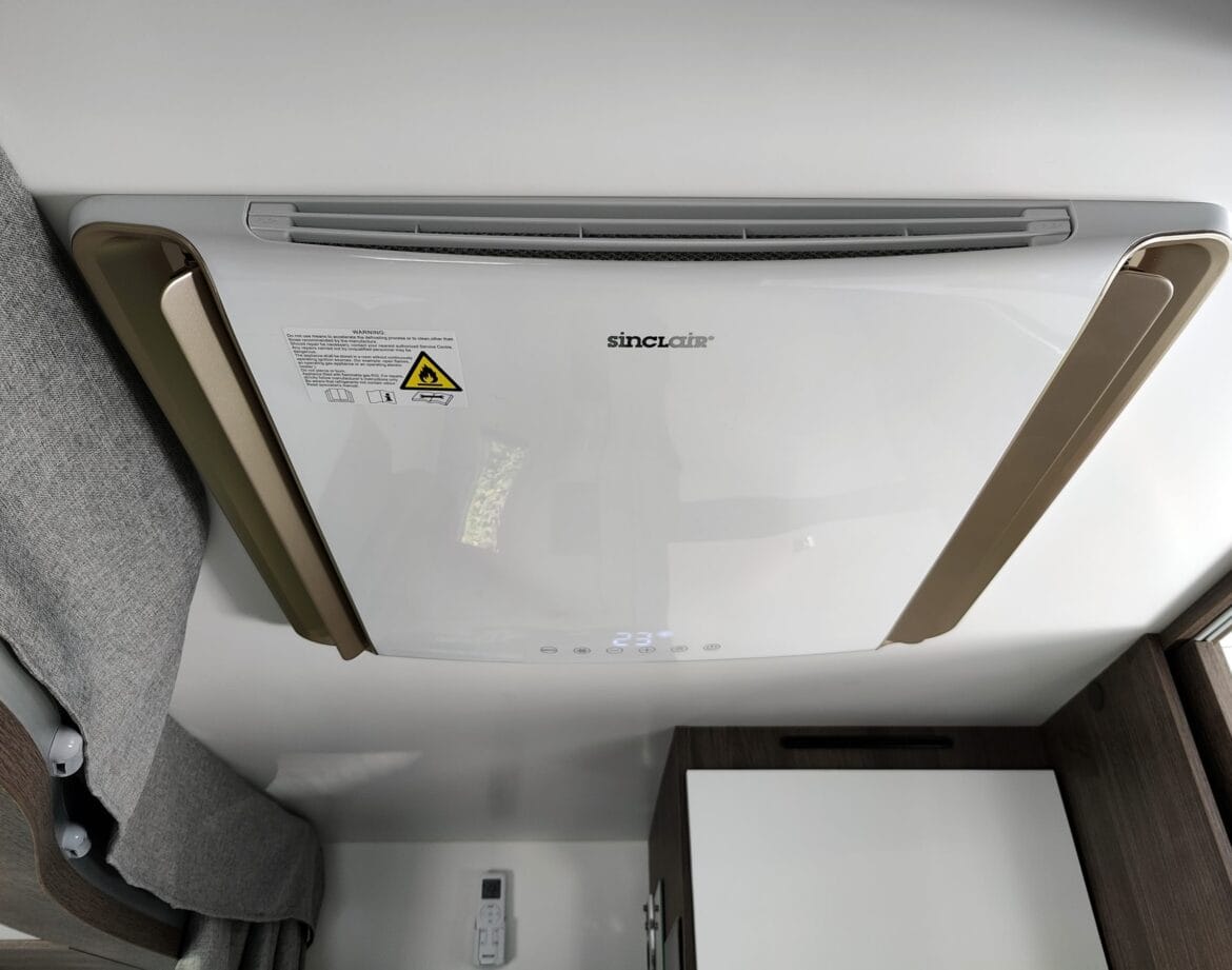 Klimatyzacja w kamperze zapewniająca komfort w upalne dni